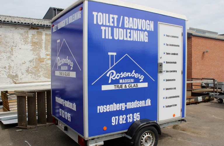 Toilet- og badvogn